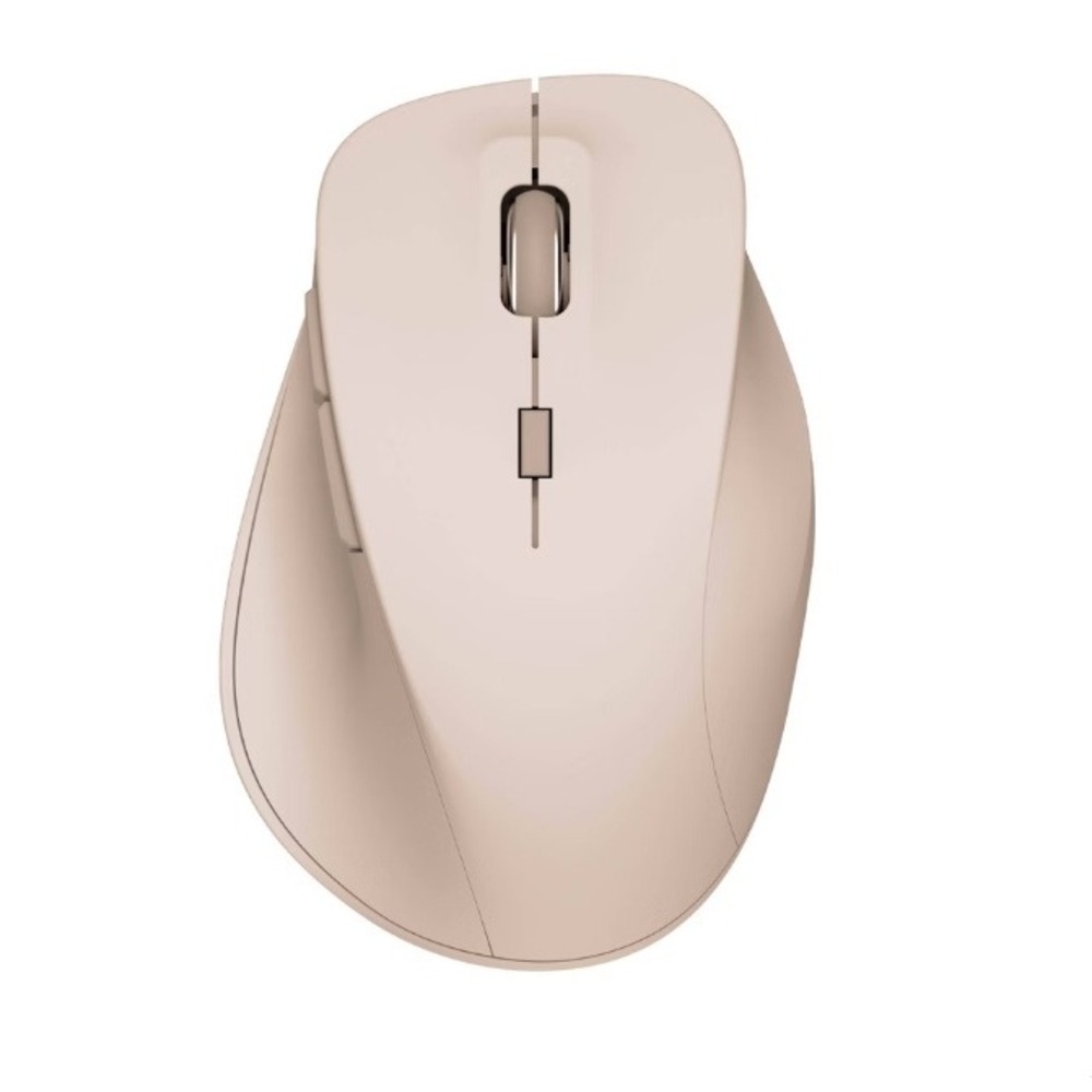 North Wireless Ergonomic 6 Button Mouse Sand Color Computer Peripheral